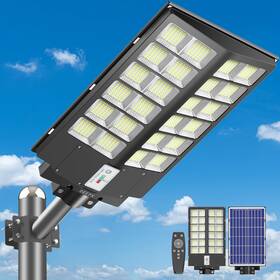 Deepn 731041780186 4200w Solar Street Lights Outdoor Waterproof 450000 Lumens Dusk To Daw
