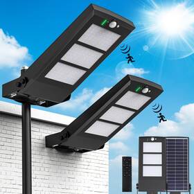 Ssl189 Deerdance Upgraded Solar Street Lights Outdoor Waterproof Dusk To Dawn 5 Modes Motion S