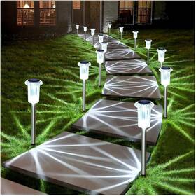Denicmic 711181067422 Solar Lights Outdoor Pathway Led Waterproof Garden