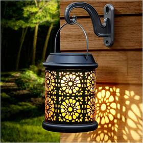 Denicmic 711181680362 Solar Lantern Outdoor Lights Hanging With H