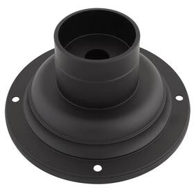 588897-blk Design House 588897 7 Inch W Aluminum Pier Mount Base - Black