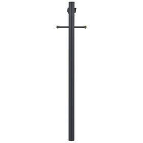 589812 Design House 80 Inch Tall Outdoor Lamp Post - Black