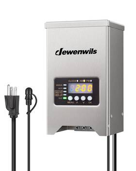 Hcslt030405h Dewenwils 200w Low Voltage Landscape Transformer Outdoor