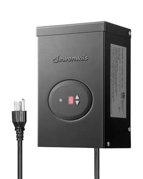 Hosl03a Dewenwils 120w Low Voltage Landscape Transformer Outdoor Black