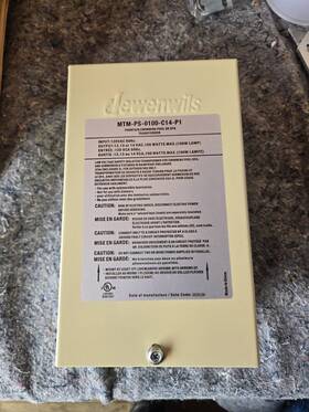 Hosl07a Dewenwils Brand New 100w Pool Light Transformer 120v Ac To 12v/13v/14v