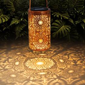 Es04230200000 Dibieecn Solar Lanterns Outdoor Hanging Lantern Lights Sunflower Metal Decor Lanternsw