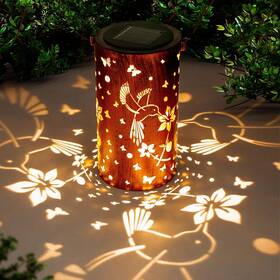 Rc-dl1004 Dibieecn Solar Lanterns Outdoor Waterproof Hummingbirds Birthday Gifts For Women Mom Gran