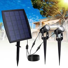 Dinglilighting 912839746711 Led Solar Powered Landscape Spotlights Dllt Waterproof Outdoor Landscaping L