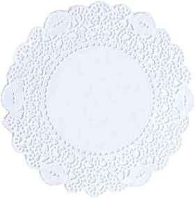 Doilykorea 705353156373 Doilykorea- 250pcs Premium 3.5 Inch Round Lace Paper Doilies- Non-dust Clean Cu