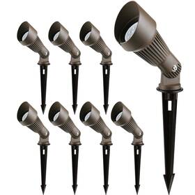 Doluck Lighting 780392440058 4w Led Landscape Low Voltage Lights Spotlights Gl106-bzled