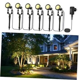 Esk-sl-6-us Dongguan Jianxing Lighting Electric Appliances Limited Company Outdoor Landscape 6-pack Spot Lights With Transformer 6-in-1