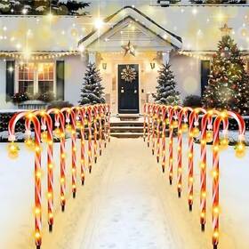 Rkpo-ul2900250ip44-1 Dongguan Rico Electronic Co Ltd 22 Inch Christmas Candy Cane Lights Outdoor Pathway - Set Of 12 Led Light Up Red