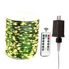 Zt-c0xt-dn5x Dongguang Zhuoshi Lighting Technology Co. Ltd. Green Wire Fairy Lights Plug In 200ft High Bright 600 Led Leds