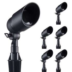 Donhomer 353012155450 Landscape Lighting -12v Low Voltage Lights Cast-aluminum W