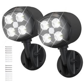 Donline 710891662187 Outdoor Motion Sensor Light Battery Powered Led Spotlight Waterproof