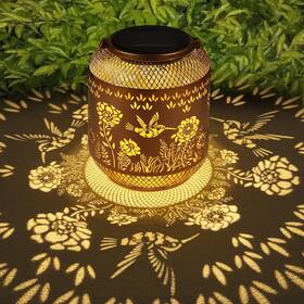 Dl301 Doorkeer Hummingbird Solar Lanterns Outdoor Hanging Christmas Lantern As Birthdays Gif