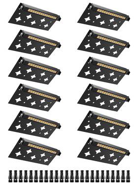Sl12p-w Doreio 5w Retaining Wall Lights 7 Inch Led Hardscape Lighting Low Voltage Landscape