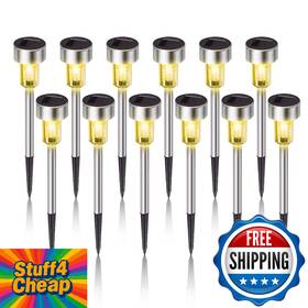 B08h1lkcch Dream Master Solar Lights Outdoor Waterproof Led Landscape Garden Pathway Patio Lawn Stainles
