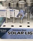 Dsc235342 Set Of Solar Powered Pathway Led Stake Lights Stainless Steel