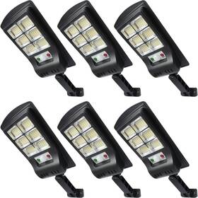 Duewot 653587042880 Solar Lights Outdoor 6 Pack 1000 Lumens Motion Sensor Security Light - Water