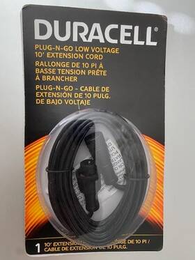 Os903 Duracell Quickfit Extension Cord 10 Foot Brand New In Package