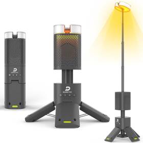 Dt-z1 Dusktec Telescopic Camping Light 14000mah Rechargeable Lantern Built