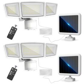E Energetic Lighting 822985545945 Solar Outdoor Lights 1800lm 192 Led Security Motion Sensor
