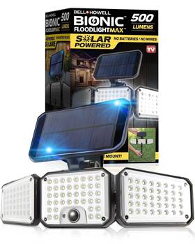 8523 E. Mishan & Sons Solar Powered Outdoor Light Motion Sensor Waterproof Led Floodlight For Patio