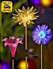 E2207 E2176 E2184 Garden Sun Light Set Solar Powered Dandelion Lily Sunflower Yard