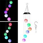 Ea-parentsolarsl Easest Changing Colors Solar Power Mobile Wind Chime 606413545567