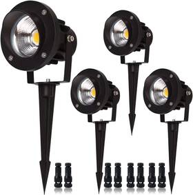 Eaglod 689908460224 4pk 20w Led Spotlights Outdoor Landscape Lights Low Voltage
