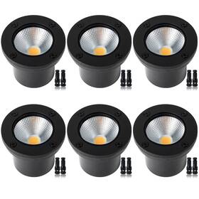 Eaglod 766429951346 12w Rgb Ground Light Low Voltage Lanscape Well Lights 12v 24v Ac/dc Black I