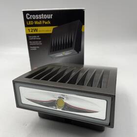 Xtor1bpc1 Eaton Crosstour Led Wall Pack 12w Photocontrol Carbon Bronze Cooper Light 1418 Lumens