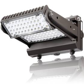 400-600w Eccfutll 638457082326 Dusk To Dawn100w Rotatable Led Wall Pack Light 5000k 13000lm Hps/hi