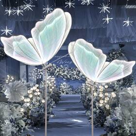 Ecgoioe 760752230147 Wedding Butterfly Floor Lamp Creative Ceiling Hang Inch