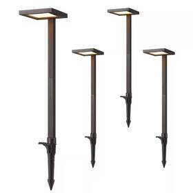 Edishine 744759413055 36-watt Equivalent Low Voltage Black Plug-in Integrated Led Waterproof Path Ligh