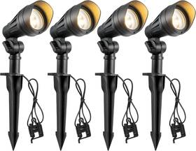 Hgsl08a Edishine Low Voltage Led Landscape Lights 3.2w 240lm 3000k 4 Pack