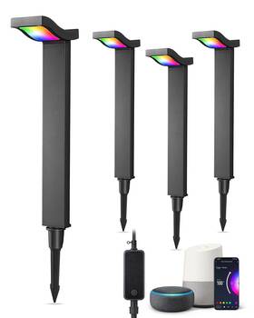 Hgsl31a Edishine Smart Landscape Path Lights Rgbw 350lm Led Pathway App Control With