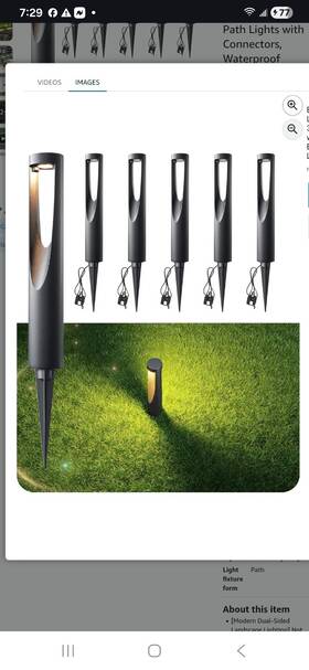 Hgsl36a Edishine Low Voltage Pathway Lights Wired 12v 2w 150lm 3000k Led Landscape Path