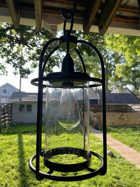 1514590 Edison Evergreen 14 Inch Solar Led Lantern Item
