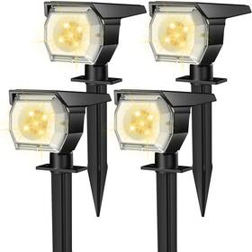 Eiuio 748664195808 Solar Outdoor Lights 3 Lighting Modes Spot With A