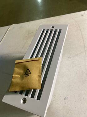 Elst81w Elco 3000k Led Brick Light With Angled Louver - White
