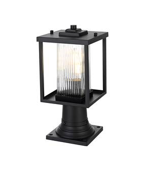 Od302p15bk Elegant Lighting Od302p15 Dover 15 Inch Tall Post Light - Black