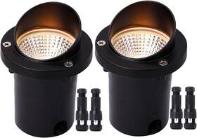 Eleglo 313019156126 6w Led Shielded Well Light Outdoor Low Voltage Landscape Anti-glare In-ground L