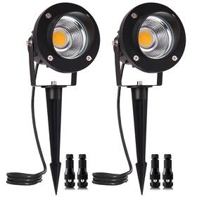 Eleglo 734598142612 18w Low Voltage Landscape Lighting Led Spotlight Outdoor 12v 24v Ac/dc Waterproo