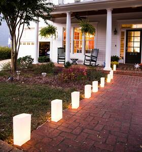 Elf Logic 600300778472 Set Of 10 Electric Luminary Bags Incandescent Lights - Plug In And