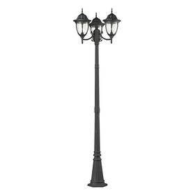 45089 Elk Home 748119068299 45089/3 Central Square - 3 Light Outdoor Post Mount In Traditional