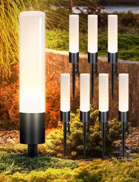 Ip65 Ellasay 618337383743 Low Voltage Landscape Lights 8-pack 6w 3000k Led Waterproof For Outdoor