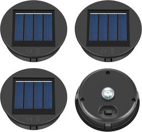 Eluteng 445045611638 Solar Light Replacement 4 Pack Top Size 3.15 Inch Bottom 2.76
