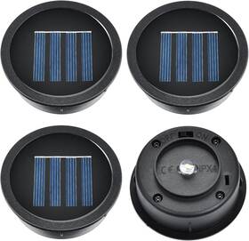 Eluteng 744759438164 4-pack Solar Light Replacement Tops Led Lantern Lids 2.76 Inch Top 2.42 Bottom